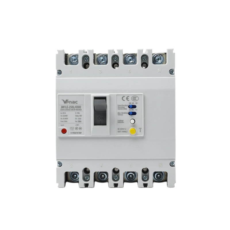 Interruptor automático de corriente residual serie JM1L con protección contra sobrecorriente